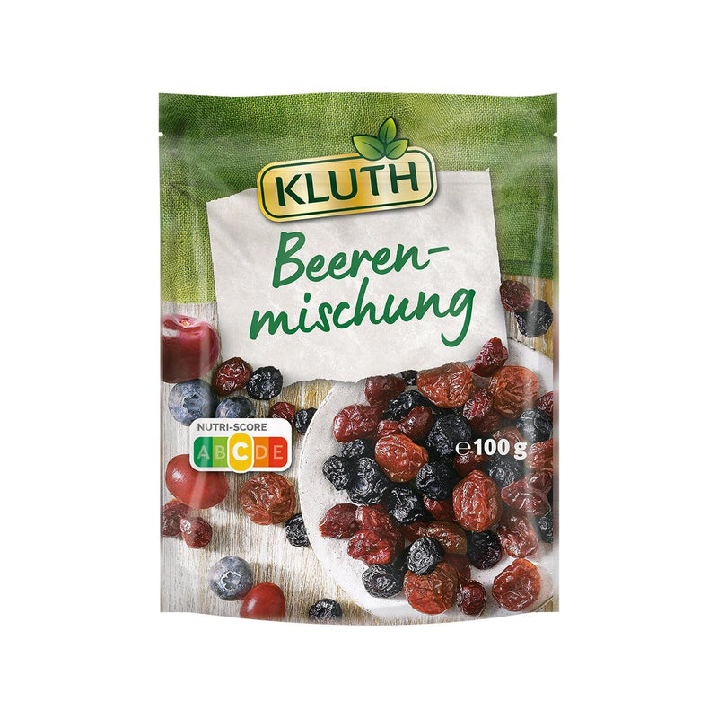 KLUTH Raw Berry Mix, Dried & Unsulfured  (100g)