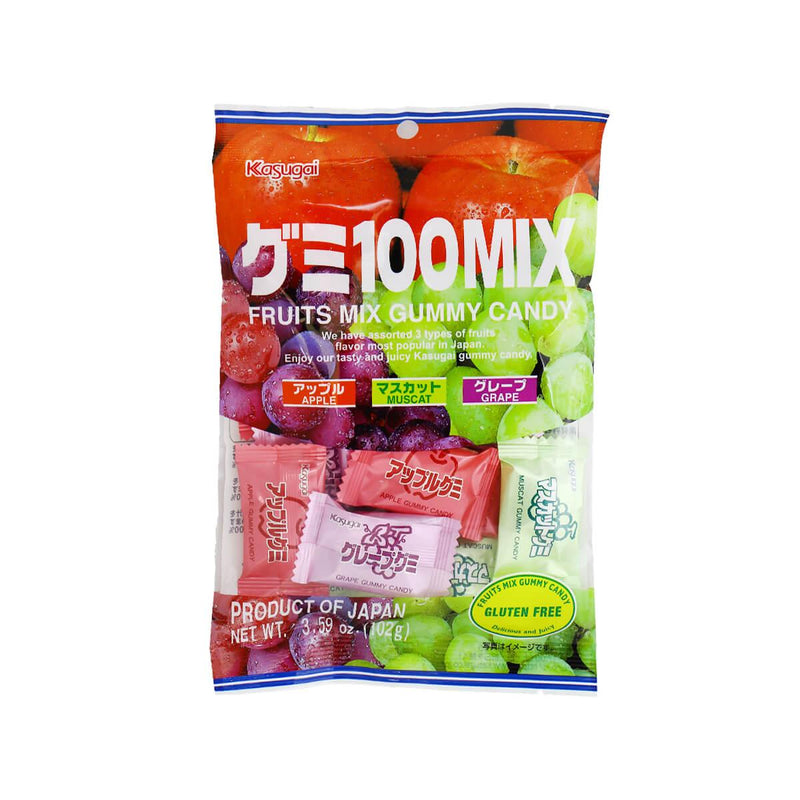 KASUGAI Fruits Mix Gummy Candy  (102g)