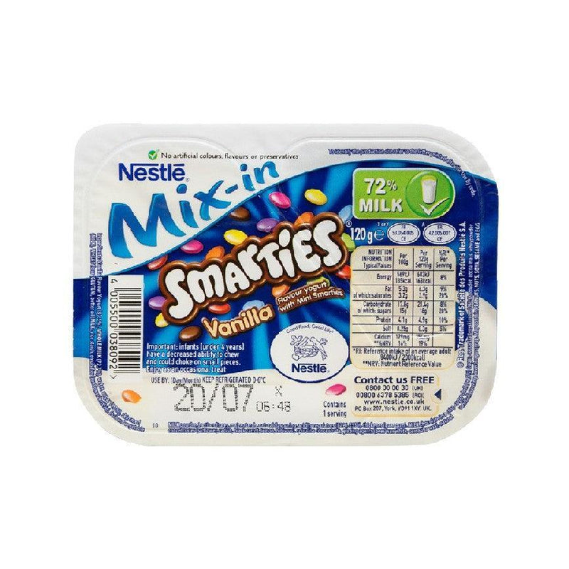 NESTLE Vanilla Flavour Yogurt with Mini Smarties  (107g)