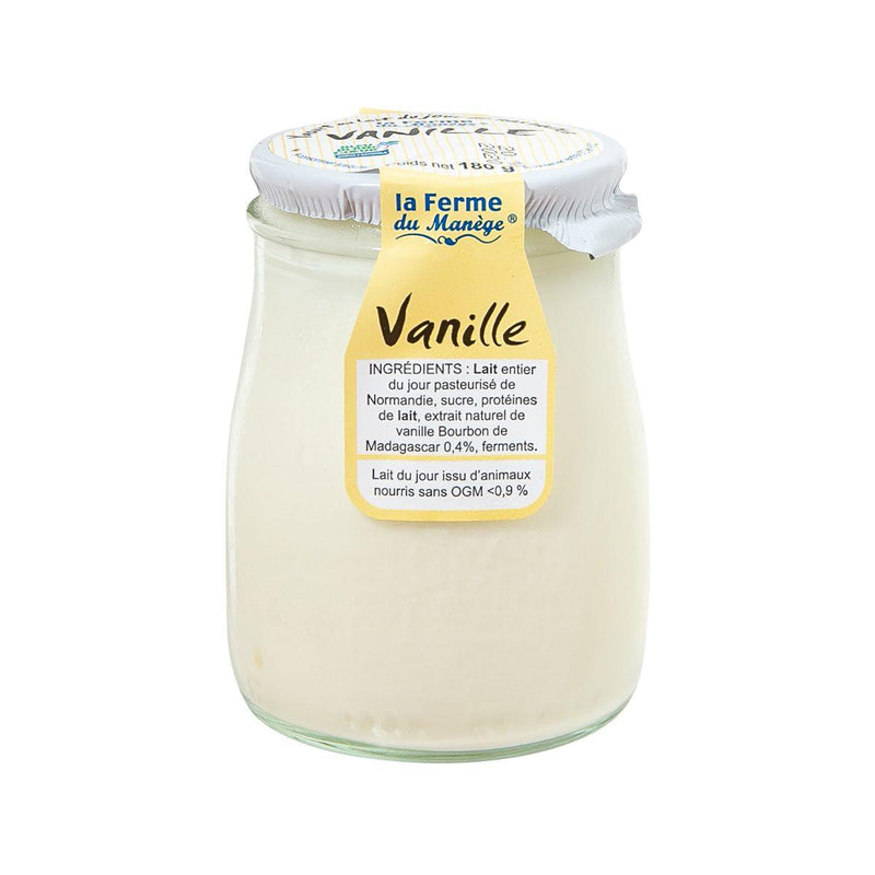 FERME DU MANEGE Whole Milk Yogurt - Vanilla  (180g)