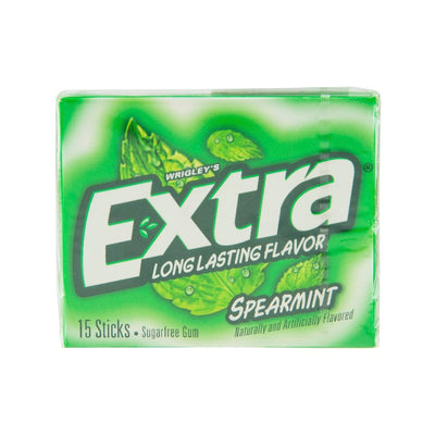 WRIGLEY'S Extra Sugarfree Gum - Spearmint Flavour  (15pcs) - city'super E-Shop