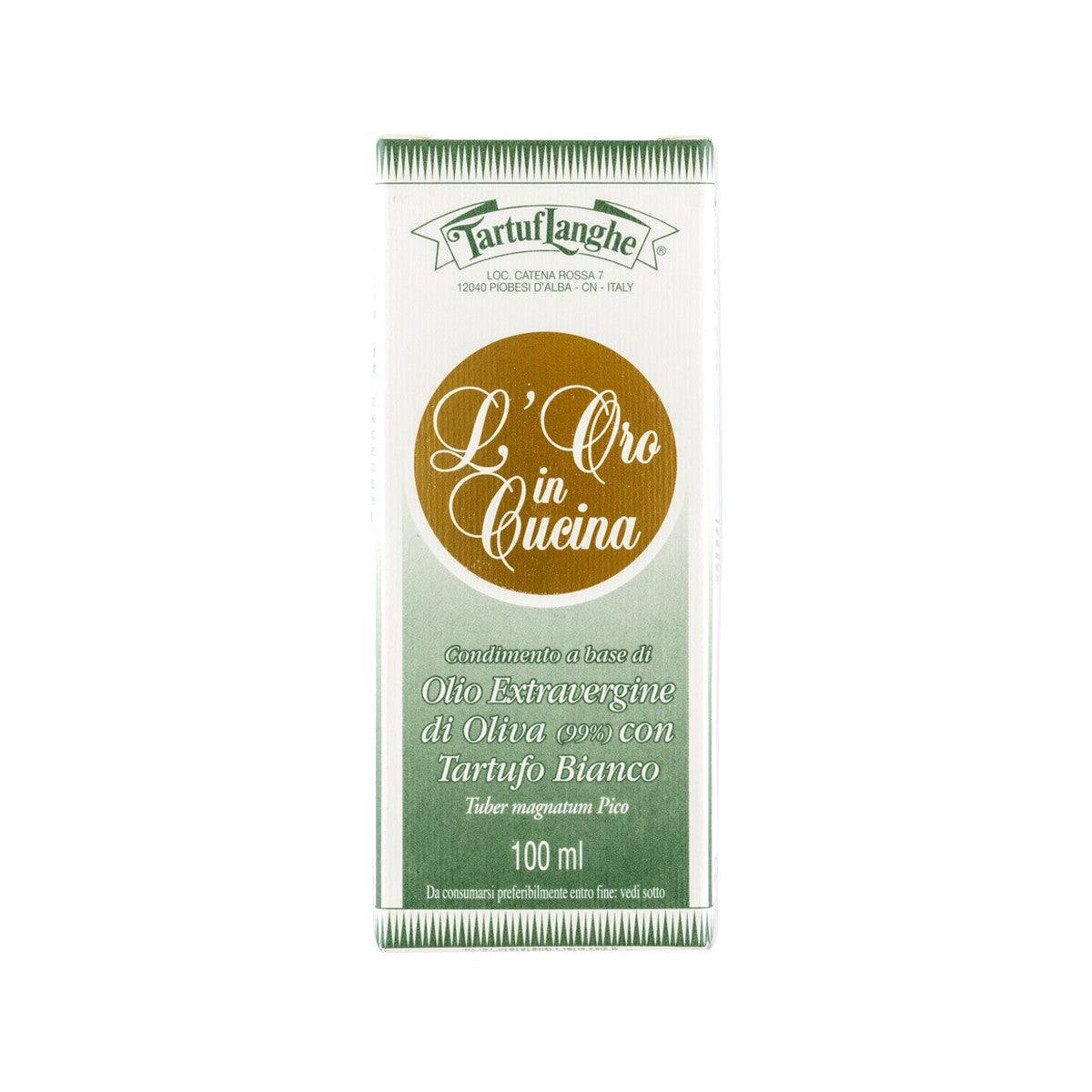 TARTUFLANGHE Extra Virgin Olive Oil with White Truffle  (100mL) - city'super E-Shop