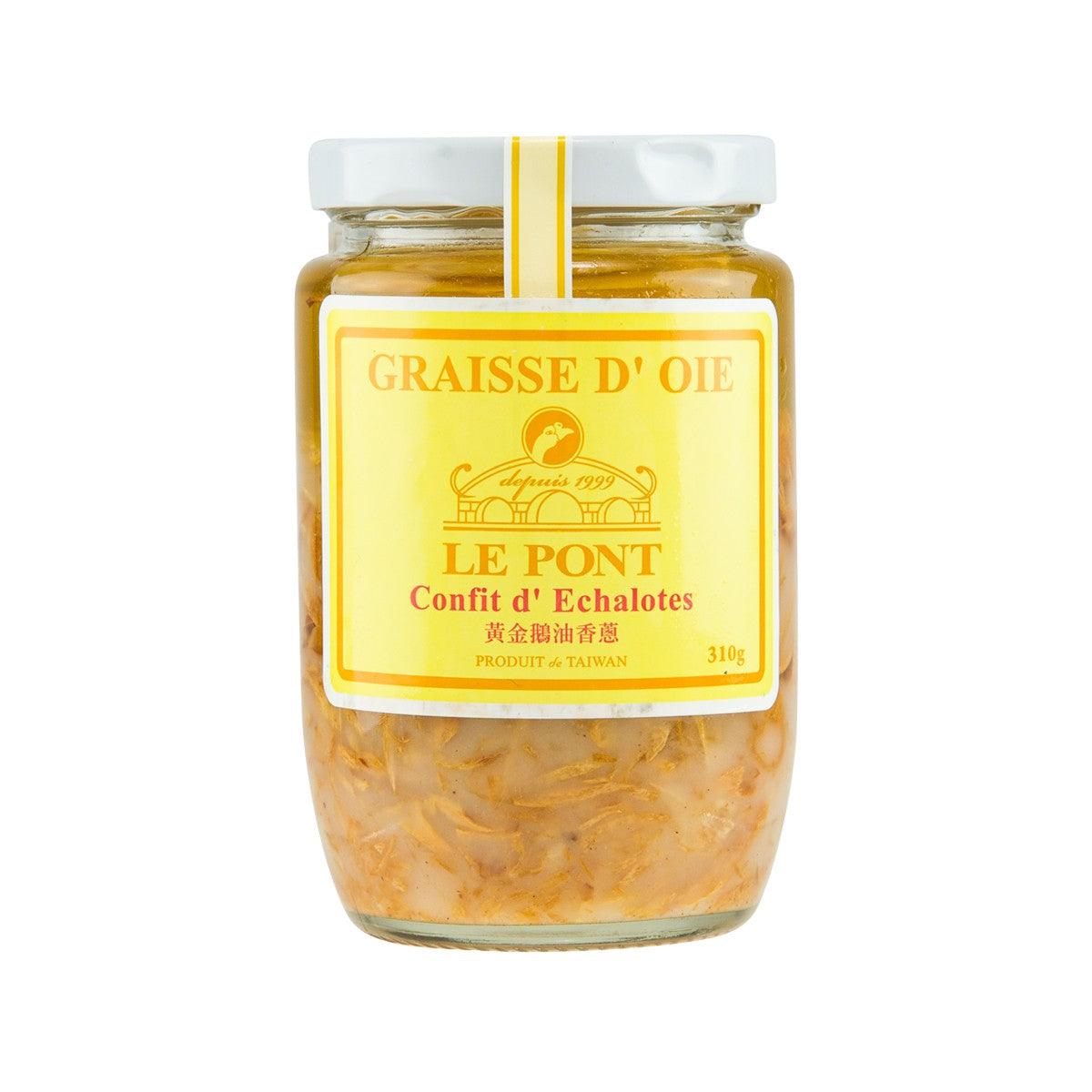 LE PONT Graisse d'Oie Confit of Shallots  (310g)