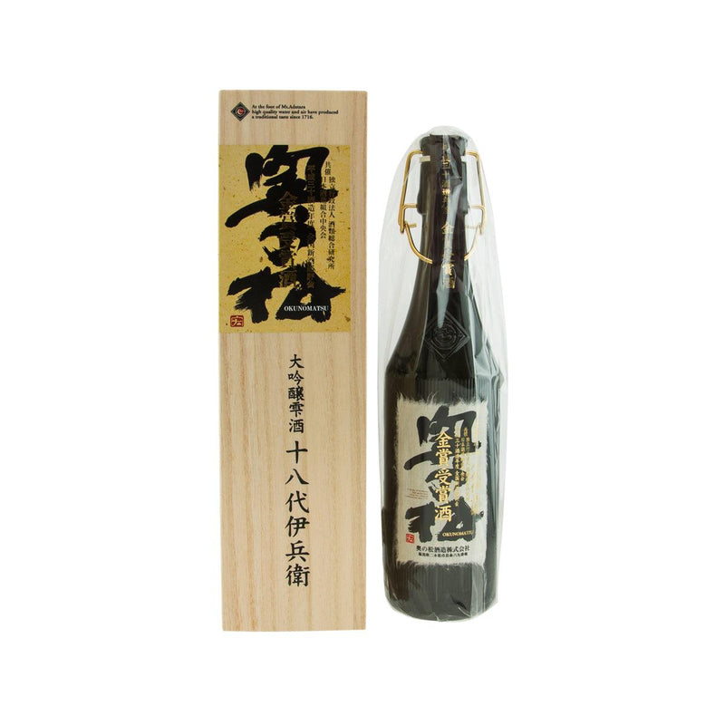 奧之松 金賞受賞 大吟釀雫酒  (720mL)