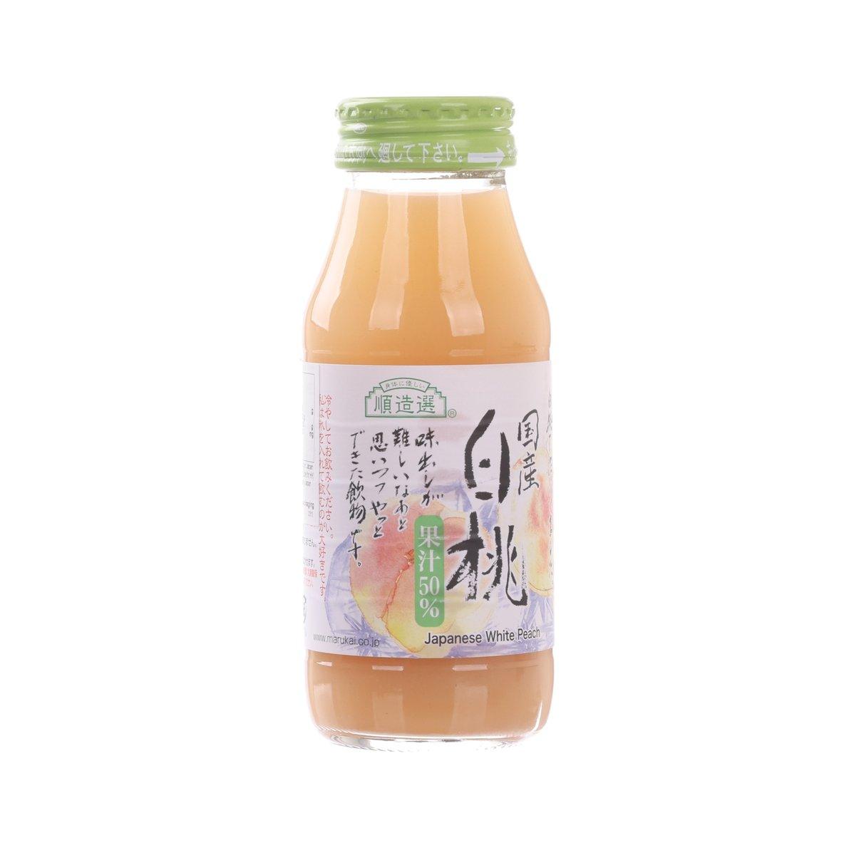 MARUKAI Shinshu White Peach Juice  (180mL)