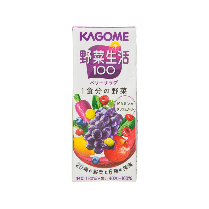 KAGOME 野菜生活100 Berry Salad 蔬菜水果汁  (200mL)