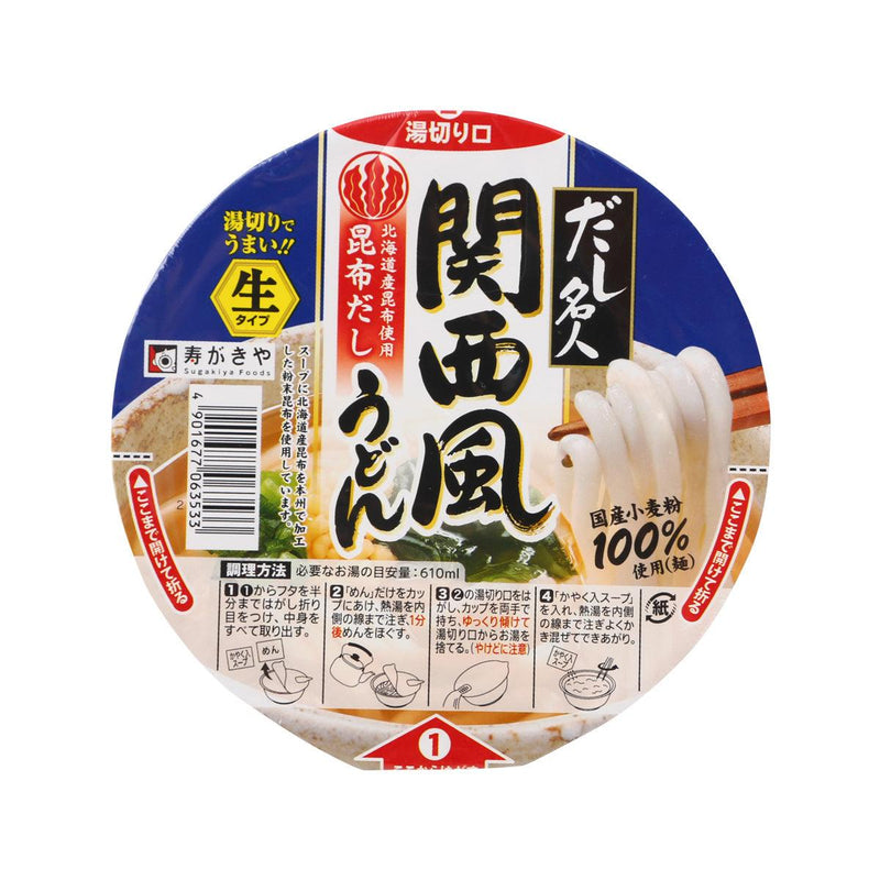SUGAKIYA Dashimeijin Instant Kansai Style Udon Noodle  (130g)