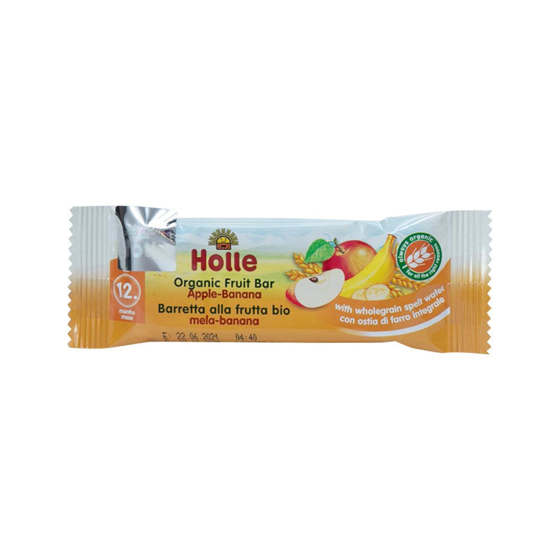 HOLLE Organic Fruit Bar - Apple & Banana  (25g)