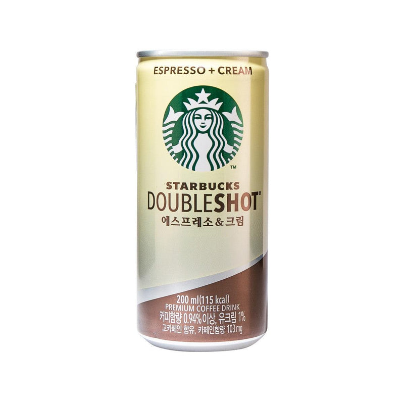 STARBUCKS Doubleshot Premium Coffee Drink - Espresso+Cream  (200mL)