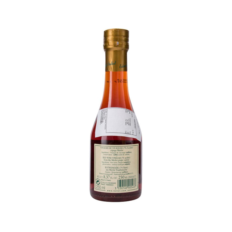 EDMOND FALLOT Red Wine Vinegar - Merlot Grape  (250mL)