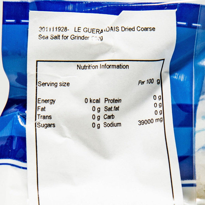LE GUERANDAIS Dried Coarse Sea Salt for Grinder  (500g)