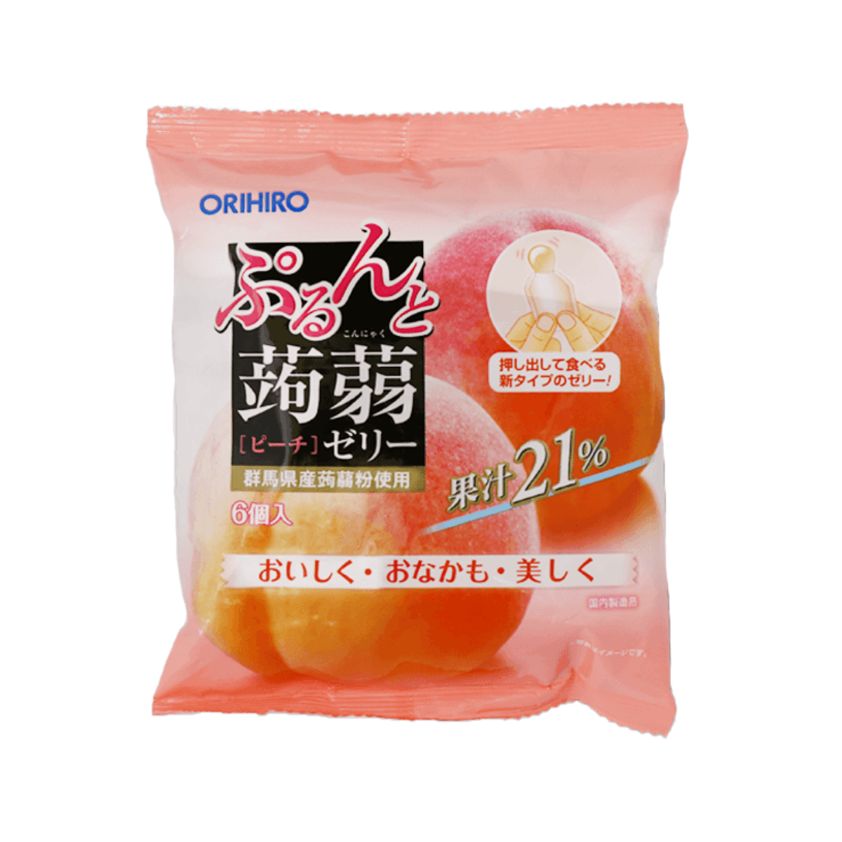 ORIHIRO Konnyaku Jelly - Peach (120g) – city'super E-Shop