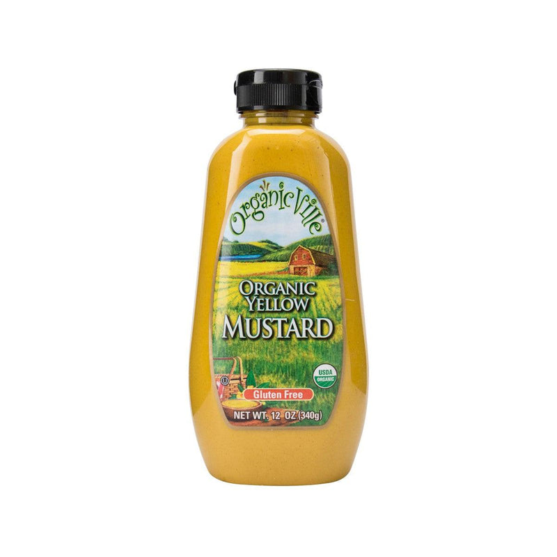 ORGANIC VILLE Organic Yellow Mustard  (340g)