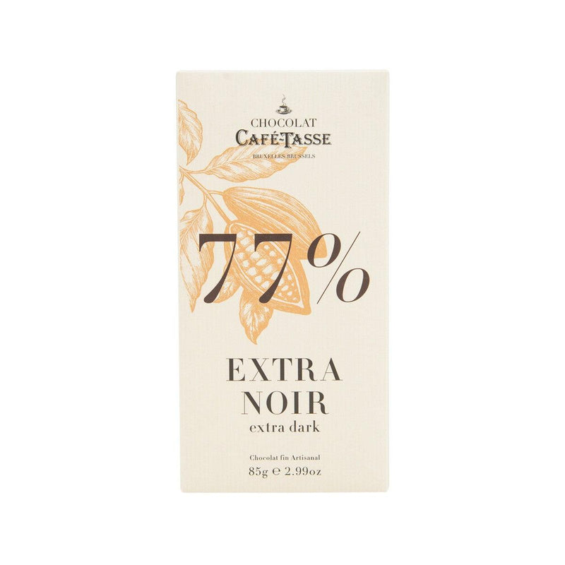 CAFETASSE Extra Dark Chocolate 77% Cacao  (85g)