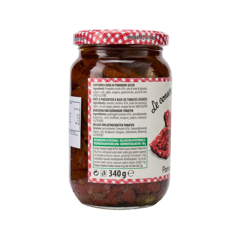 DELLA NONNA Dried Tomatoes in Sunflower Seeds Oil with Capers & Herbs  (340g)