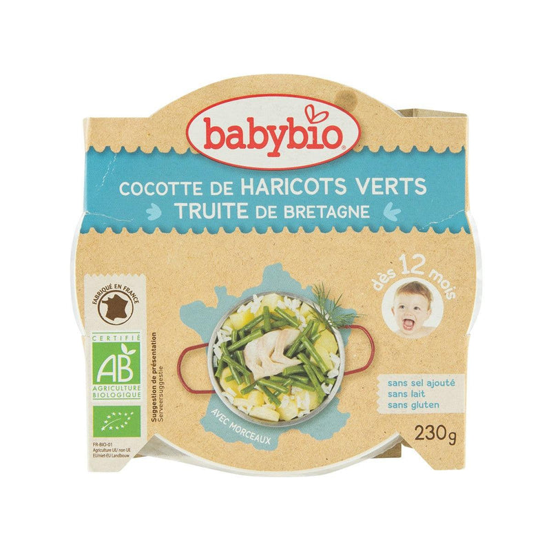 BABYBIO Organic Trout & Vegetables  (230g)
