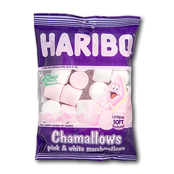 HARIBO Chamallows - Pink & White Marshmallows  (140g)