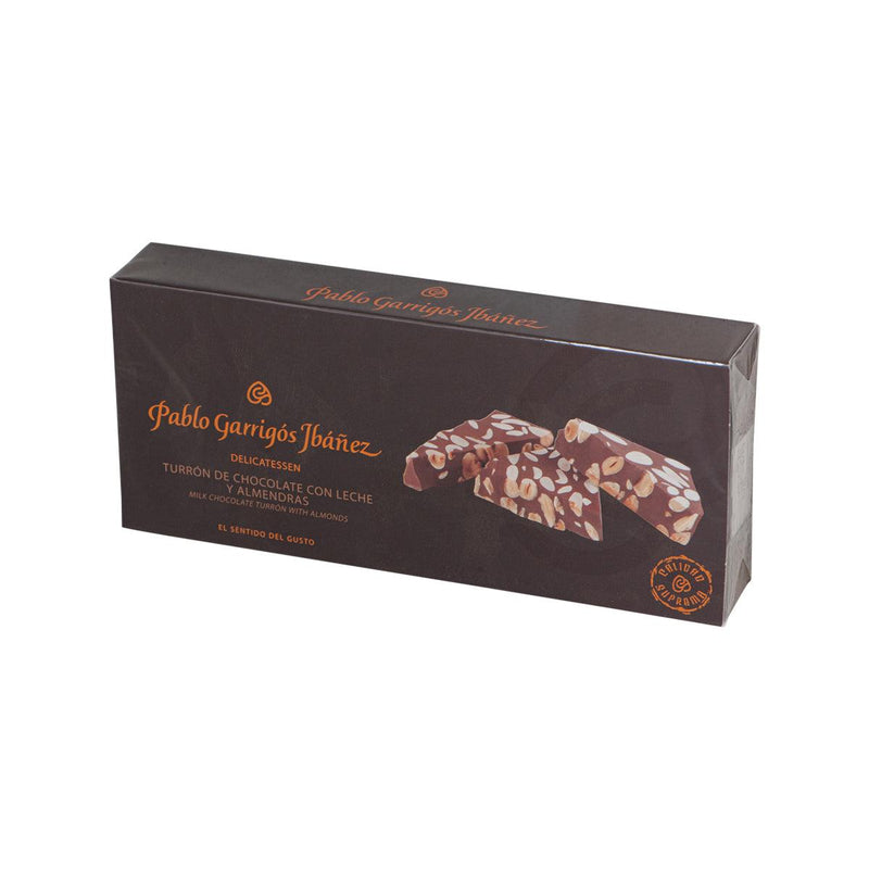 PABLO GARRIGOS IBANEZ Milk Chocolate Almonds Turron Nougat  (300g)