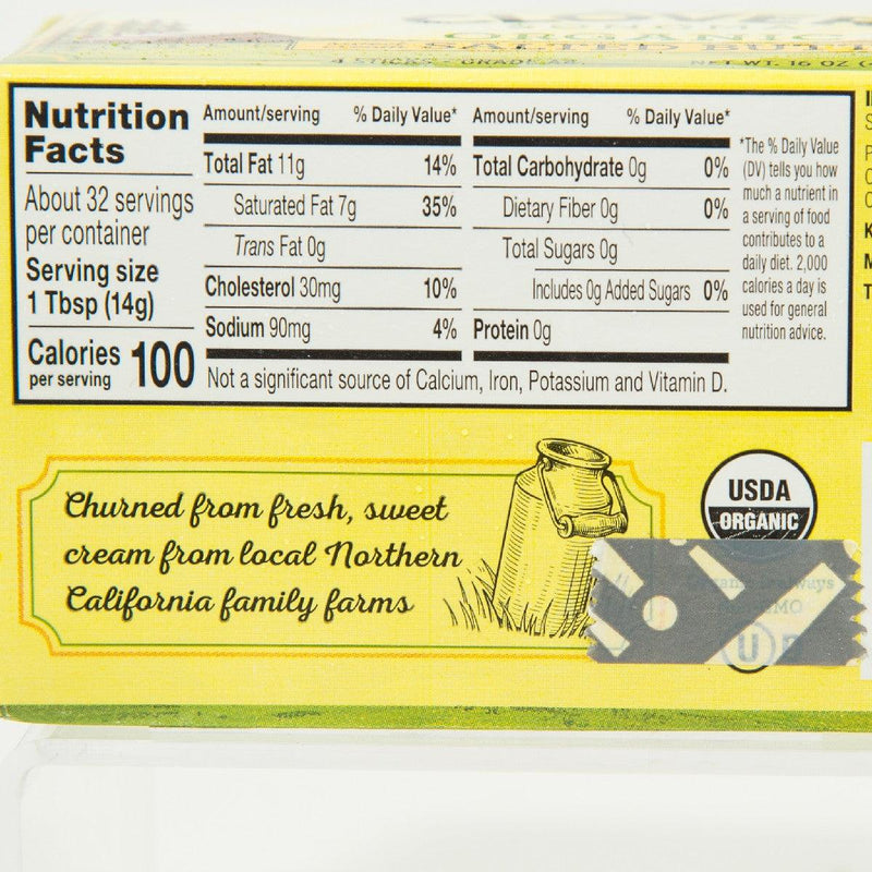 CLOVER Organic Butter - Salted  (454g)
