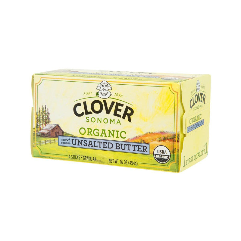 CLOVER Organic Butter - Unsalted  (454g)