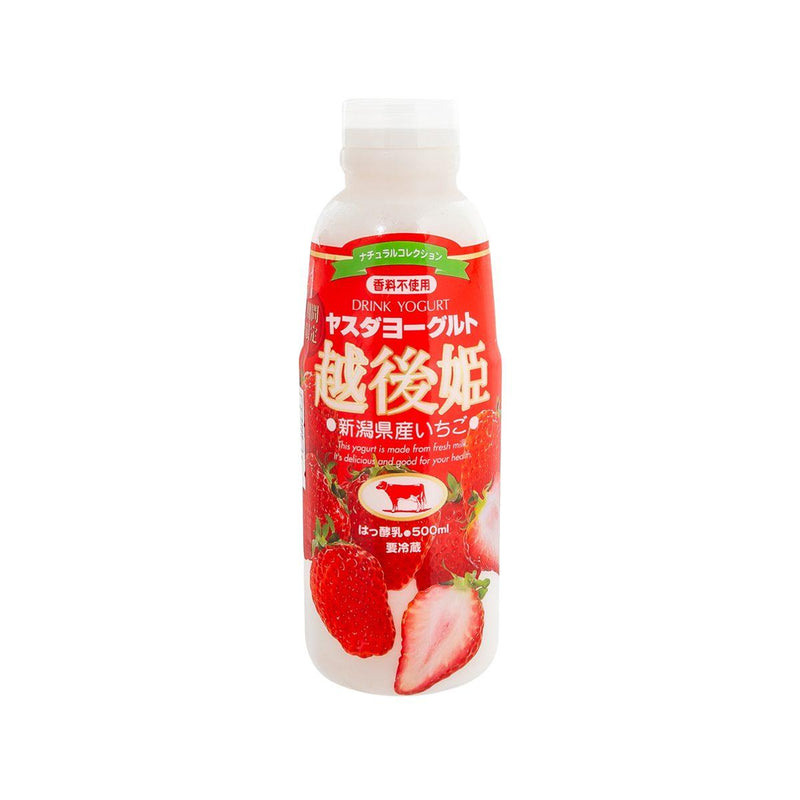 YASUDA Echigohime Strawberry Yogurt Drink  (500mL) - city&