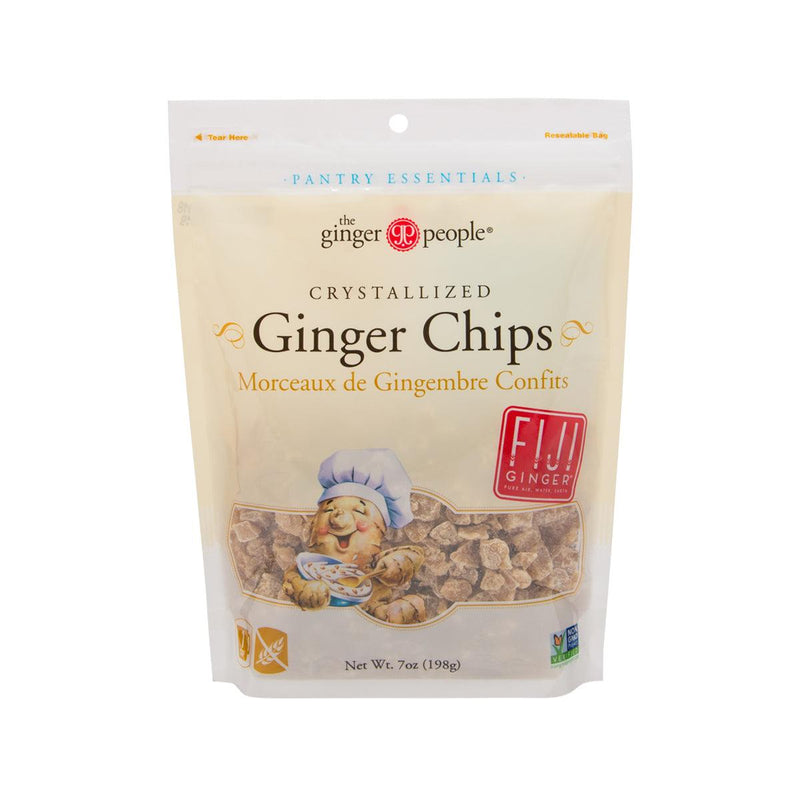 THE GINGER PEOPLE Crystallized Ginger Chips  (198g) - city&