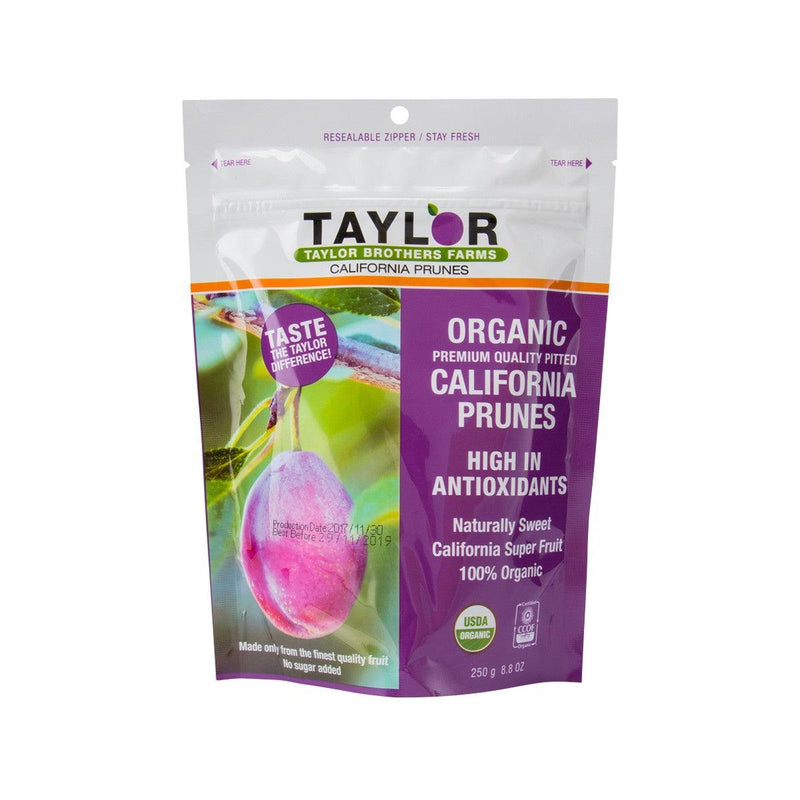 TAYLOR Organic Premium Quality Pitted California Prunes  (250g) - city&