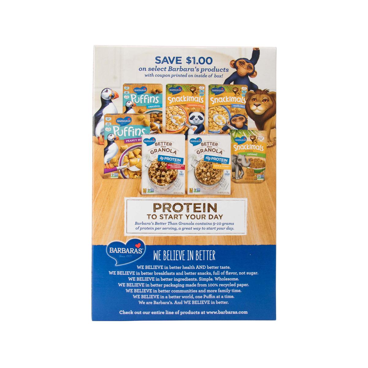 BARBARA'S Morning Oat Crunch Cereal - Original  (397g)