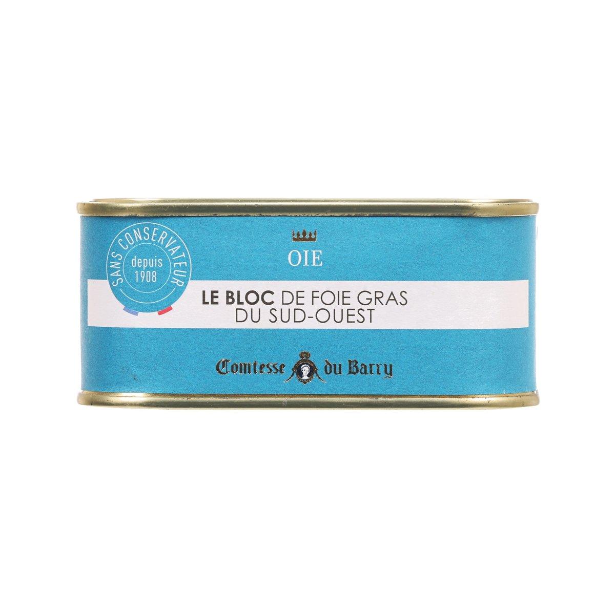 COMTESSE DU BARRY Block of Goose Foie Gras from Sud-Ouest  (210g)