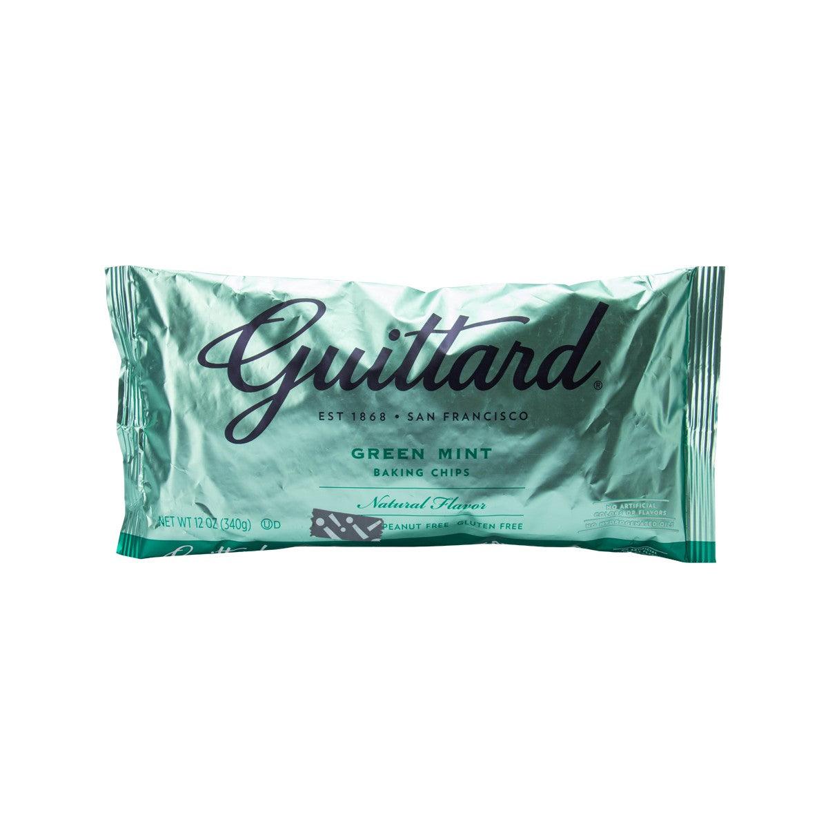 GUITTARD Green Mint Baking Chips  (340g)