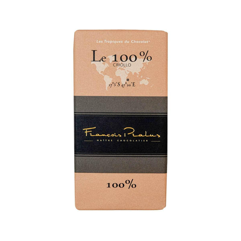 PRALUS Organic 100% Chocolate Bar - Madagascar  (100g)