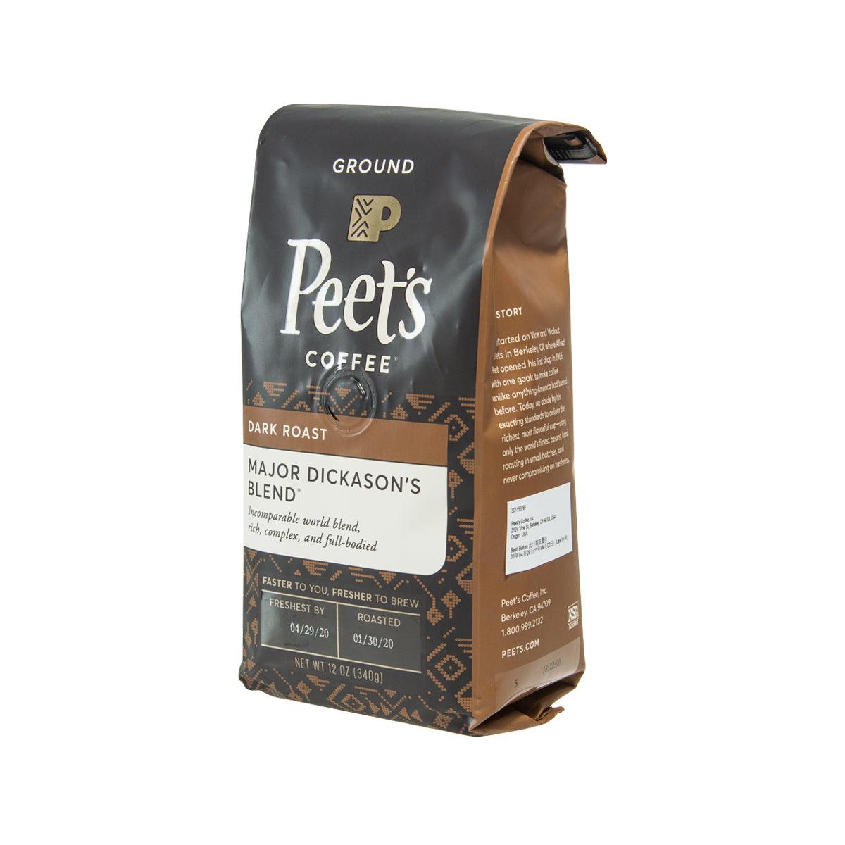 PEET'S Ground Fresh Roasted Coffee - Major Dickason's Blend  (297g)