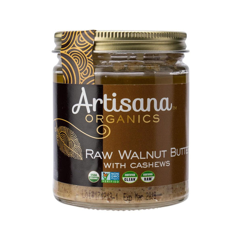 ARTISANA Organic Raw Walnut Butter with Cashews  (227g)