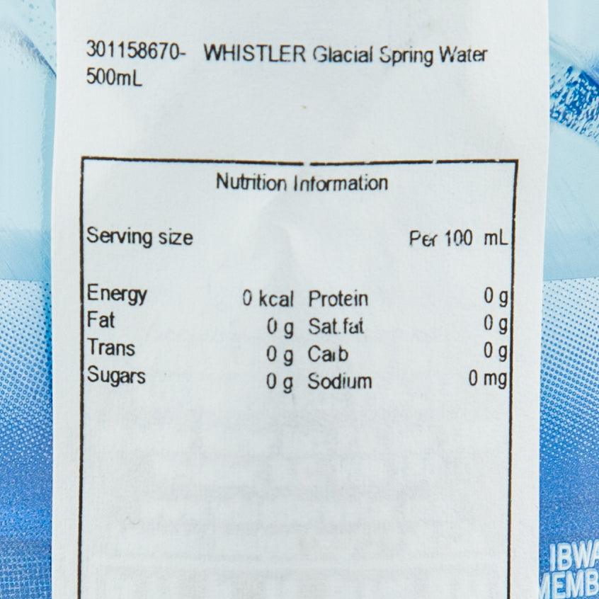 WHISTLER Glacial Spring Water  (500mL) - city'super E-Shop