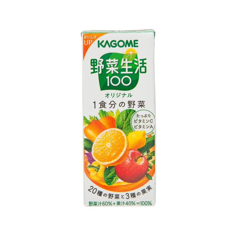 KAGOME 野菜生活100 原味蔬果汁  (200mL)