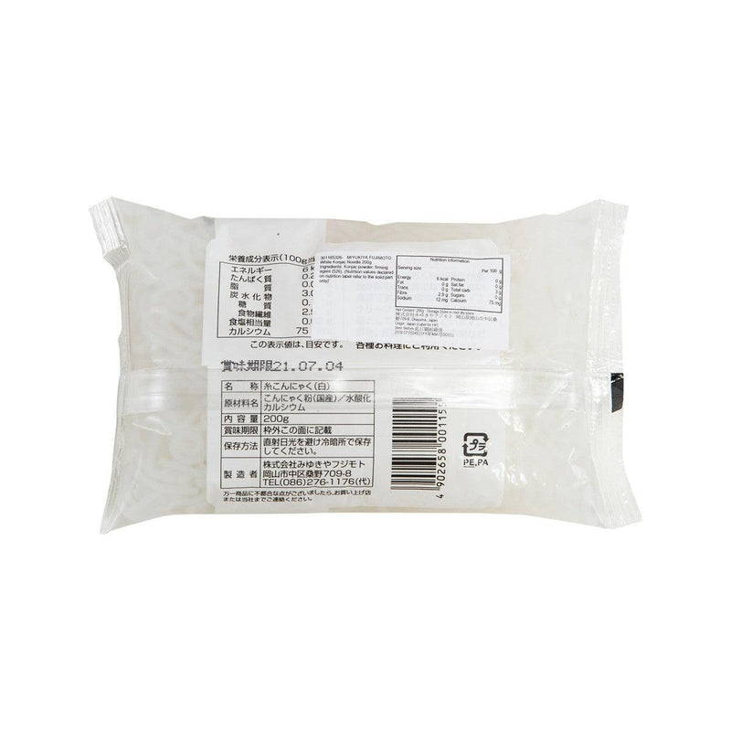 MIYUKIYA FUJIMOTO White Konjac Noodle  (200g)