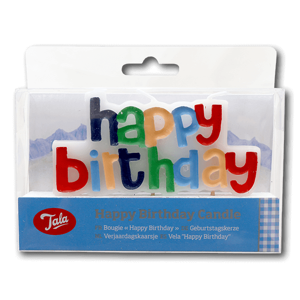 TALA Happy Birthday Candle - city&