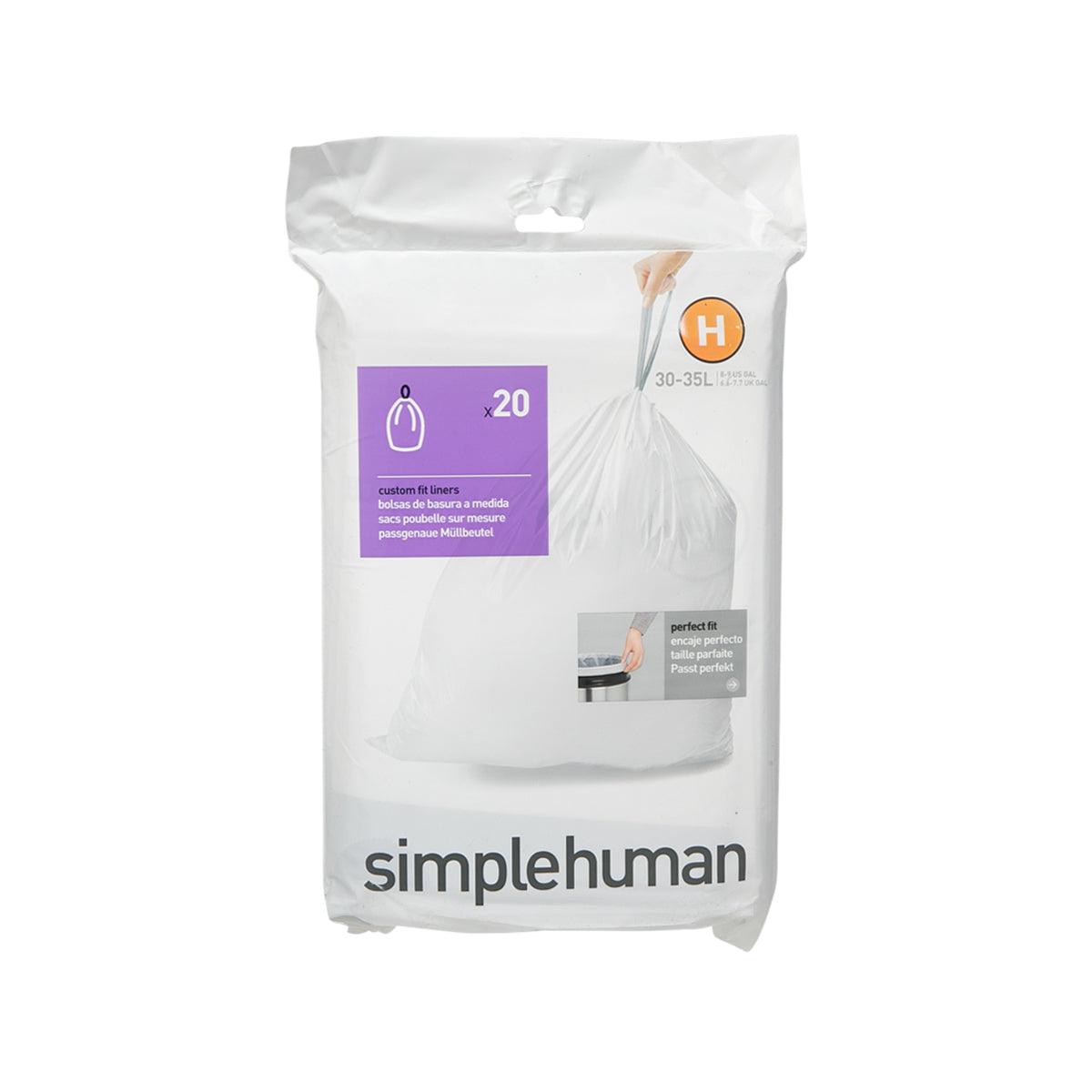 SIMPLEHUMAN 垃圾袋(垃圾桶-H專用)30公升-20個裝 (20pcs)