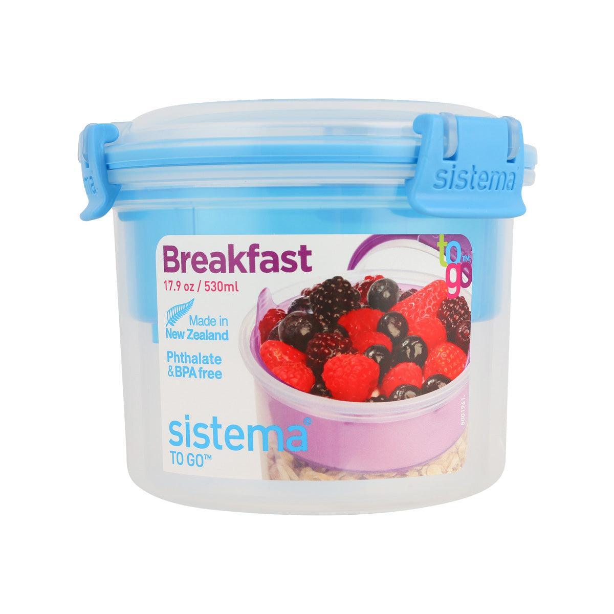 SISTEMA 有蓋透明食品盒 530mL