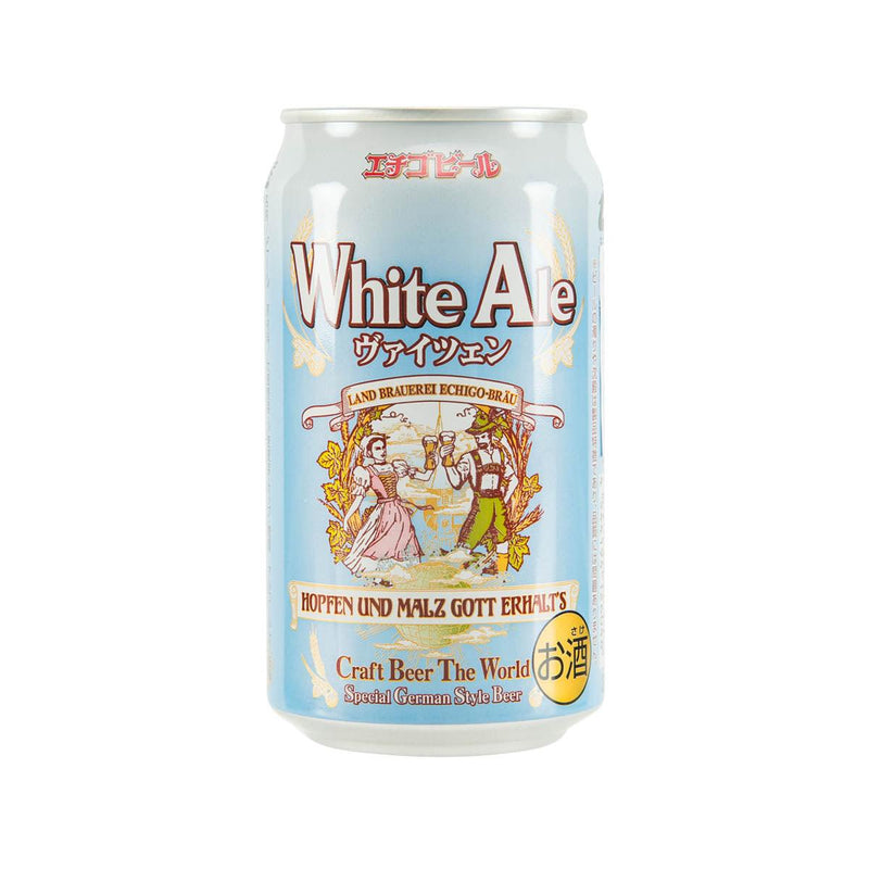 越後啤酒 白麥酒 (酒精濃度5%)  (350mL)