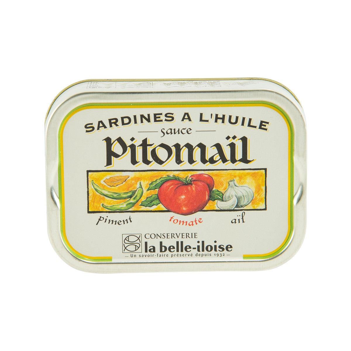 LA BELLE-ILOISE Sardines in Oil with Pitomail Sauce  (115g)