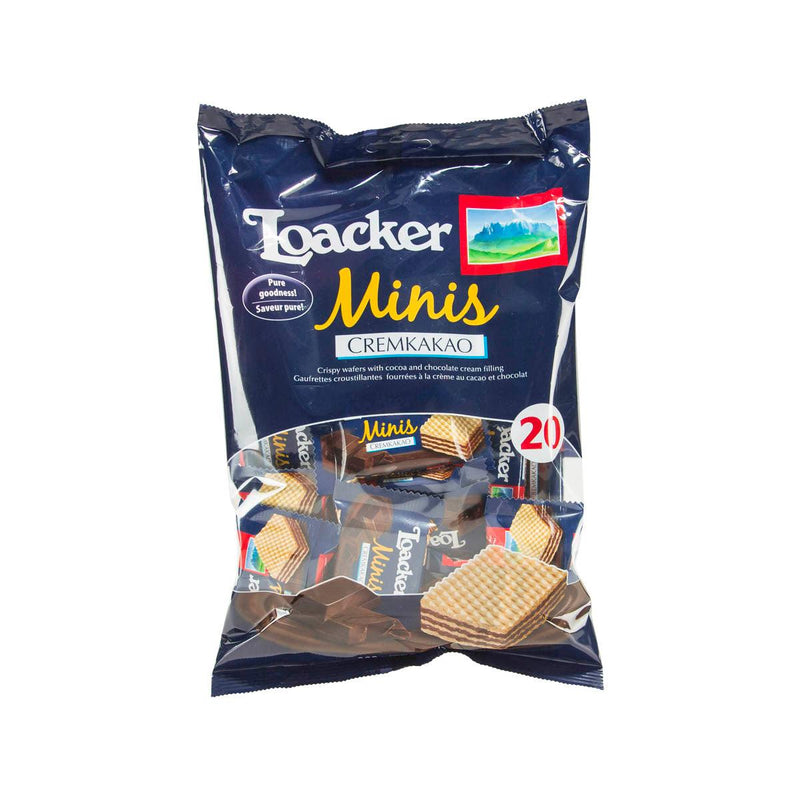 LOACKER Crispy Wafers Filled with Cocoa and Chocolate Cream  (200g)