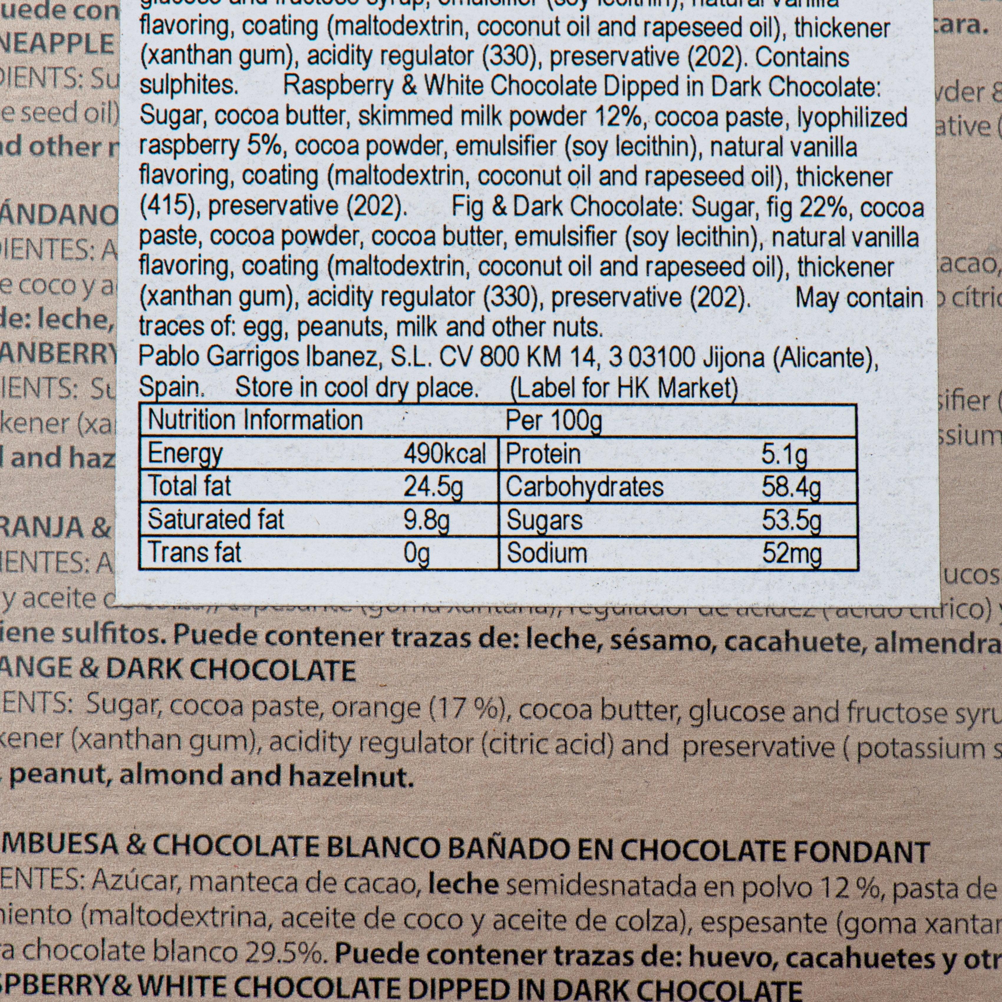 PABLO GARRIGOS IBANEZ Assorted Fruit Chocolates  (250g)