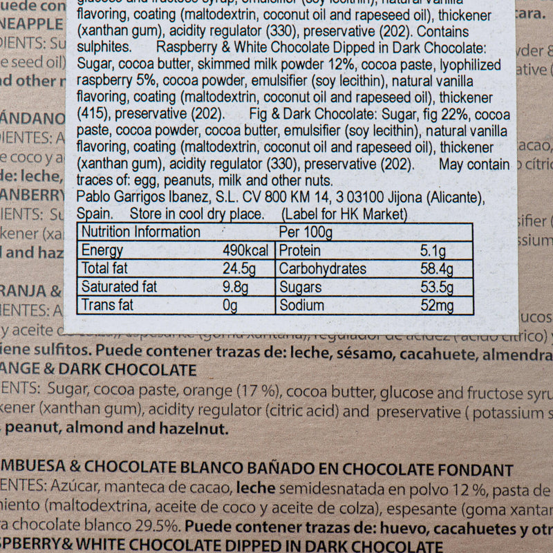 PABLO GARRIGOS IBANEZ Assorted Fruit Chocolates  (250g)