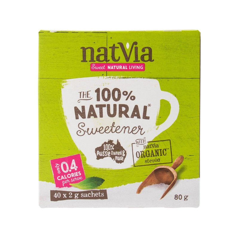 NATVIA The 100% Natural Sweetener - Organic Stevia [Stick]  (80g)