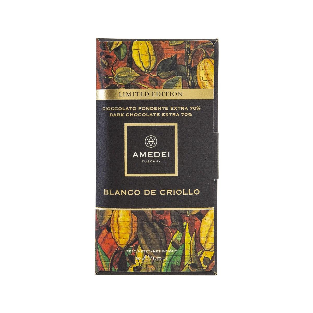 AMEDEI Blanco de Criollo Dark Chocolate Bar  (50g)