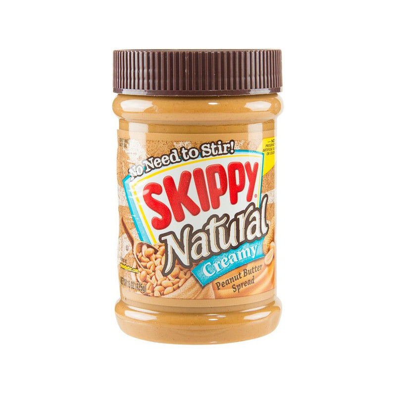SKIPPY Natural Peanut Butter Spread - Creamy  (425g)