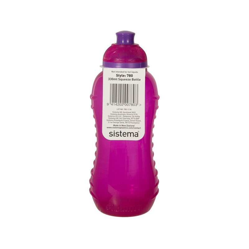 SISTEMA Squeeze Sport Bottle 330mL