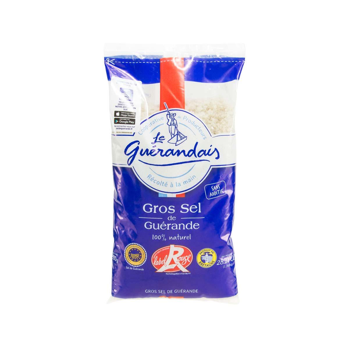 LE GUERANDAIS 蓋朗德紅標灰色粗海鹽  (800g)
