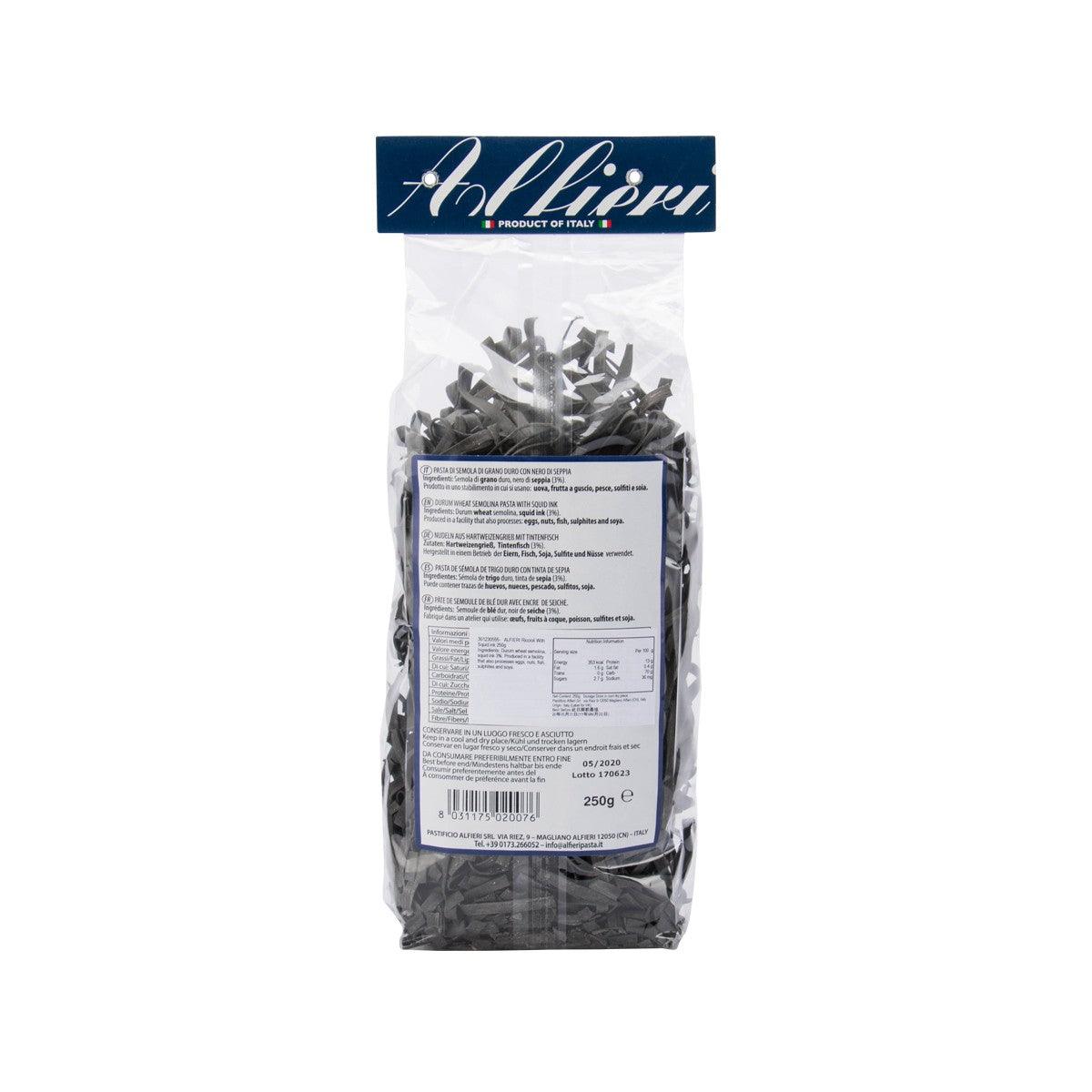 ALFIERI 墨魚汁寬條麵  (250g)